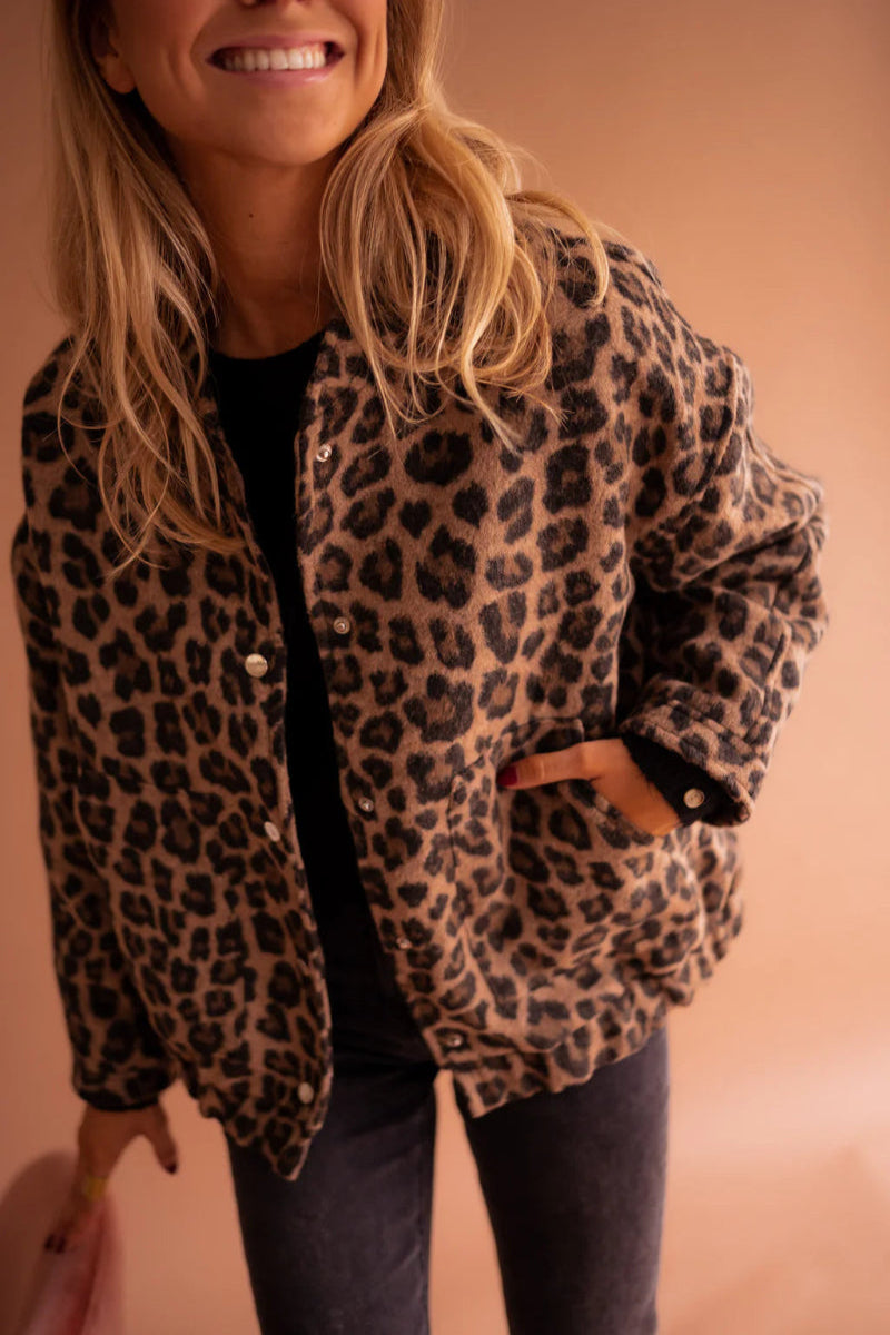 MADENZA | BOMBER LEOPARD