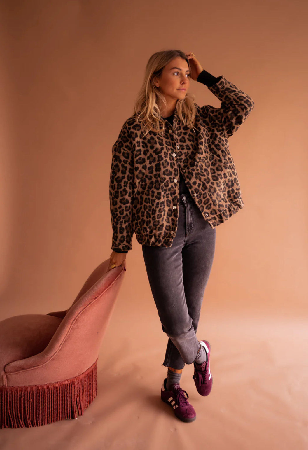 MADENZA | BOMBER LEOPARD